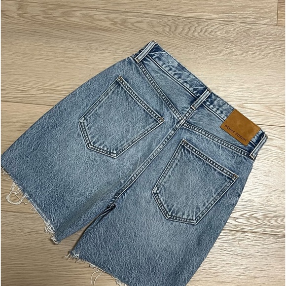Denim Forum The Nina Mid Thigh Short Sz 25 - Picture 10 of 12